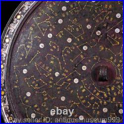 11.6 Chinese Inlaying gold Genuine silver Dynasty Constellation Bronze mirror