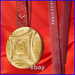 11 Replica 2024 Paris Paralympic Games Gold /Silver /Bronze Medals & Ribbons