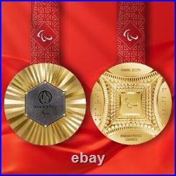 11 Replica 2024 Paris Paralympic Games Gold /Silver /Bronze Medals & Ribbons