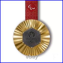 11 Replica 2024 Paris Paralympic Games Gold /Silver /Bronze Medals & Ribbons