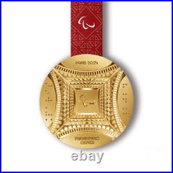 11 Replica 2024 Paris Paralympic Games Gold /Silver /Bronze Medals & Ribbons