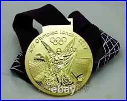 11 Replica London 2012 Olympic Gold /Silver /Bronze Medal with Silk Ribbons