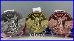 11 Replica Tokyo 2020 Olympic Gold /Silver /Bronze Medals with Stand Exact