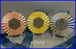 12 Paris Olympic Medals (8 Gold, 2 Silver and 2 bronze) Exact Replica HOT