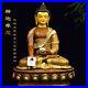 18'' Nepal Tibet bronze gold silver consecrate buddhism Sakyamuni buddha statue