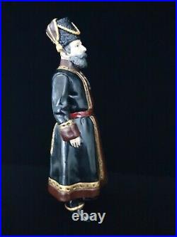1912 FABERGE Rare Bronze Imperial Russian Cossack Guard Antique Gold Gilt Enamel