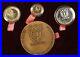 1984 Israel LA Olympics 4 Pc Gold, Silver & Bronze State Medal Set with Case & COA