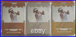 2015 Ultimate Leaf Tennis Base Auto Coco Vandeweghe Lot of 3 Bronze/Silver/Gold