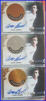 2015 Ultimate Leaf Tennis Big Finish Signatures Ivan Lendl Bronze/Silver/Gold