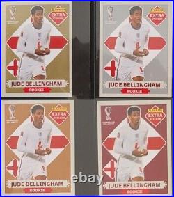 2022 World Cup EXTRA STICKER Jude complete set gold silver base bronze