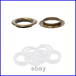 30MM 40MM Brass Eyelets with Plastic Washer for Curtains Leather Crafts Banner