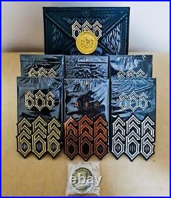 666 Half Brick GILDED & STANDARD Gold + Silver + Bronze Riffle Playing Cards