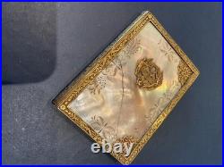 Antique French Gilded Bronze Aide-Memoire