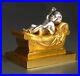 Antique French Napoleonic Empire Gilded Silvered Bronze Statuette King of Rome