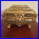 Antique Gilded Age Large Bronze Jewel Box