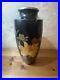 Antique Japanese Mixed Metal Vase Bronze, Copper Silver And Gold Meiji Era