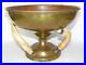 Antique Large Gold Bronze COPPER Console Trophy Tusk Bowl, ADELPHI SILVER CO