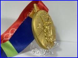 Athens 2004 Olympic Medals Set (Gold/Silver/Bronze) with Ribbons Exact Replica