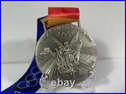 Athens 2004 Olympic Medals Set (Gold/Silver/Bronze) with Ribbons Exact Replica