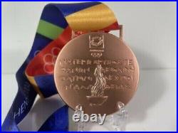 Athens 2004 Olympic Medals Set (Gold/Silver/Bronze) with Ribbons Exact Replica