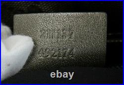 Authentic GUCCI Crystal GG Bronze PVC Tote Shoulder Bag Purse #43636A