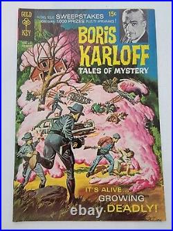 BORIS KARLOFF TALES OF MYSTERY Silver Bronze Age Horror Lot (20) 26-76 Mid Grad