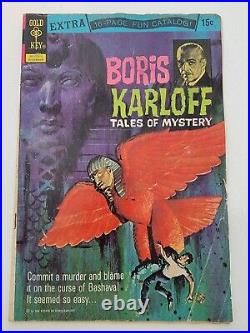 BORIS KARLOFF TALES OF MYSTERY Silver Bronze Age Horror Lot (20) 26-76 Mid Grad