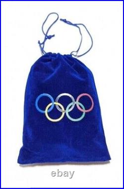 Beijing 2008 Olympic Medal Set (Gold/Silver/Bronze) with'Silk' Ribbon/Display