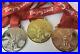 Beijing 2008 Olympic Medals Set (Gold/Silver/Bronze) with'Silk' Ribbon/Display