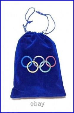 Beijing 2008 Olympic Medals Set (Gold/Silver/Bronze) with'Silk' Ribbon/Display