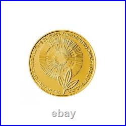 Blessed be the Healer Gold Israel Medal 2.05g Jewish Blessing