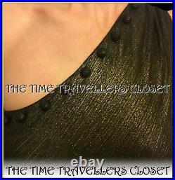 Bnwt Kate Moss Topshop Ltd Ed Rare Grecian Dark Gold/bronze Maxi Dress Uk 6 34 2