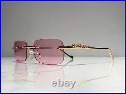 Braglia Italy Glasses Sunglasses Vintage Gold Wood Panther Horn