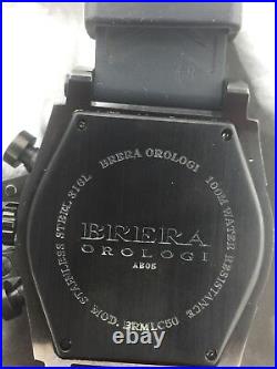 Brera Orologi Militare Black Mens Watch BRMLC50