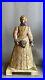 Bronze Figure Queen Elizabeth I gilded and silvered contemporary onyx base from