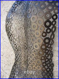 Bronze/gold/silver Wall Art Metal Sculpture Torso by Holly Lentz