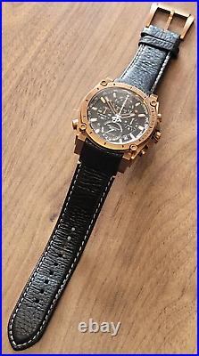 Bulova Icon Precisionist Chronograph Leather Strap Watch 97B188