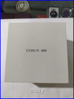 CERRUTI 1881 MUCCIANO MENS CIWGF22249 Watch WITH BROWN LEATHER STRAP BRAND NEW