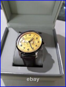 CERRUTI 1881 MUCCIANO MENS CIWGF22249 Watch WITH BROWN LEATHER STRAP BRAND NEW