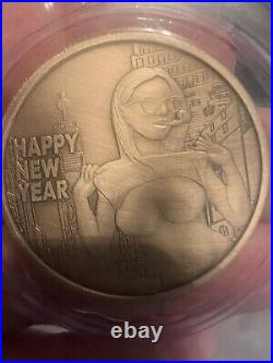 CMG mint 2024 Happy New year Set. Silver, Gold Plated, And Bronze. All 1oz