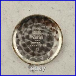 C. 1959 Vintage Omega Calatrava bronze linen dial watch ref. 14714-3? 285 in steel
