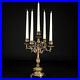 Candelabra Bronze Candle Holder Baroque Gilded French Vintage 5 Lights 15