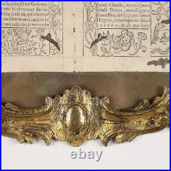 Cartagloria Mercury Golden Bronze Italy 18th Century