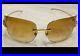Cartier Sunglasses Gold Panther 100% Genuine Rrp550 With Case Retro 90s Gold