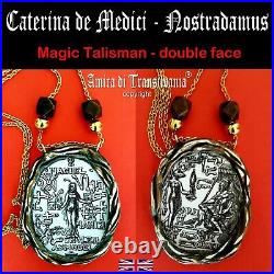 Caterina de medici talisman nostradamus magic amulets pendant necklace jewelry 3
