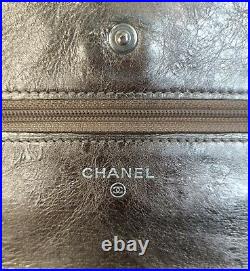 Chanel Reissue 2.55 Wallet On Chain, Metallic Bronze Aged Calfskin, Silver HW
