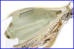 Coach 2WAY One Shoulder Bag Poppy Sequin Groovy 15381 Bronze Gold Sequin