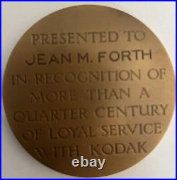 Collection Of Silver, Bronze and Gold Medals Eastman Kodak Company Loyal Serv