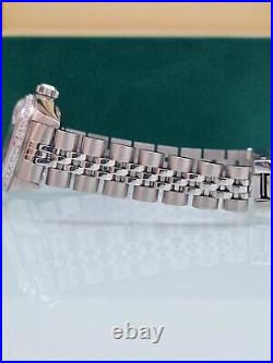 Datejust 26 Bronze roman dial Custom diamond bezel 1993 Box&Papers