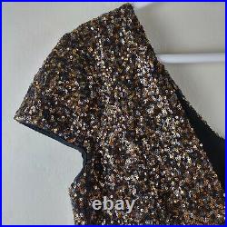 Dress the Population size XL Bree Sequin Bodycon Dress bronze silver gold